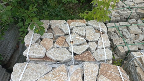 Гранитный плитняк галтованный для парковки купить в Белебее