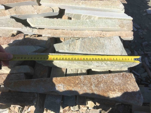 Горбушка златолит золотистый для облицовки купить в Белебее