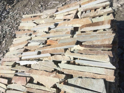 Горбушка златолит золотистый для облицовки купить в Белебее