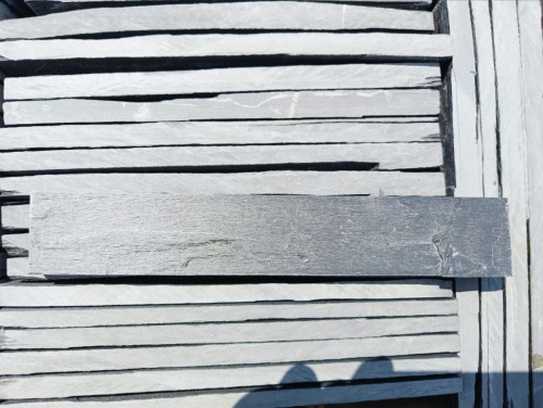 Плитка чёрная из натурального камня фасадная 30 см * 5 см, толщина 7 мм -30 мм купить в Белебее