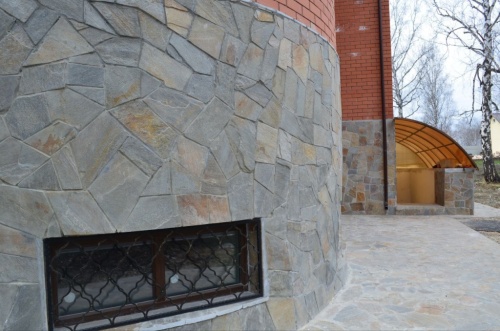 Плитняк златолит Уральский  для фасада купить в Белебее